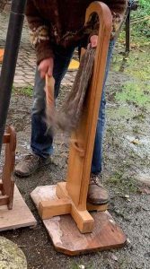 Flachsanbau Schwingbock